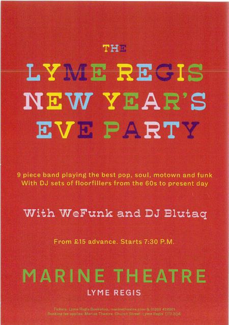 The Lyme Regis New Years Eve Party